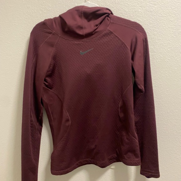 Nike pro hyper warm fleece lined women’s pullover - Picture 5 of 6